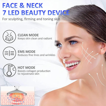 LED Neck & Jawline Sculpting Massager